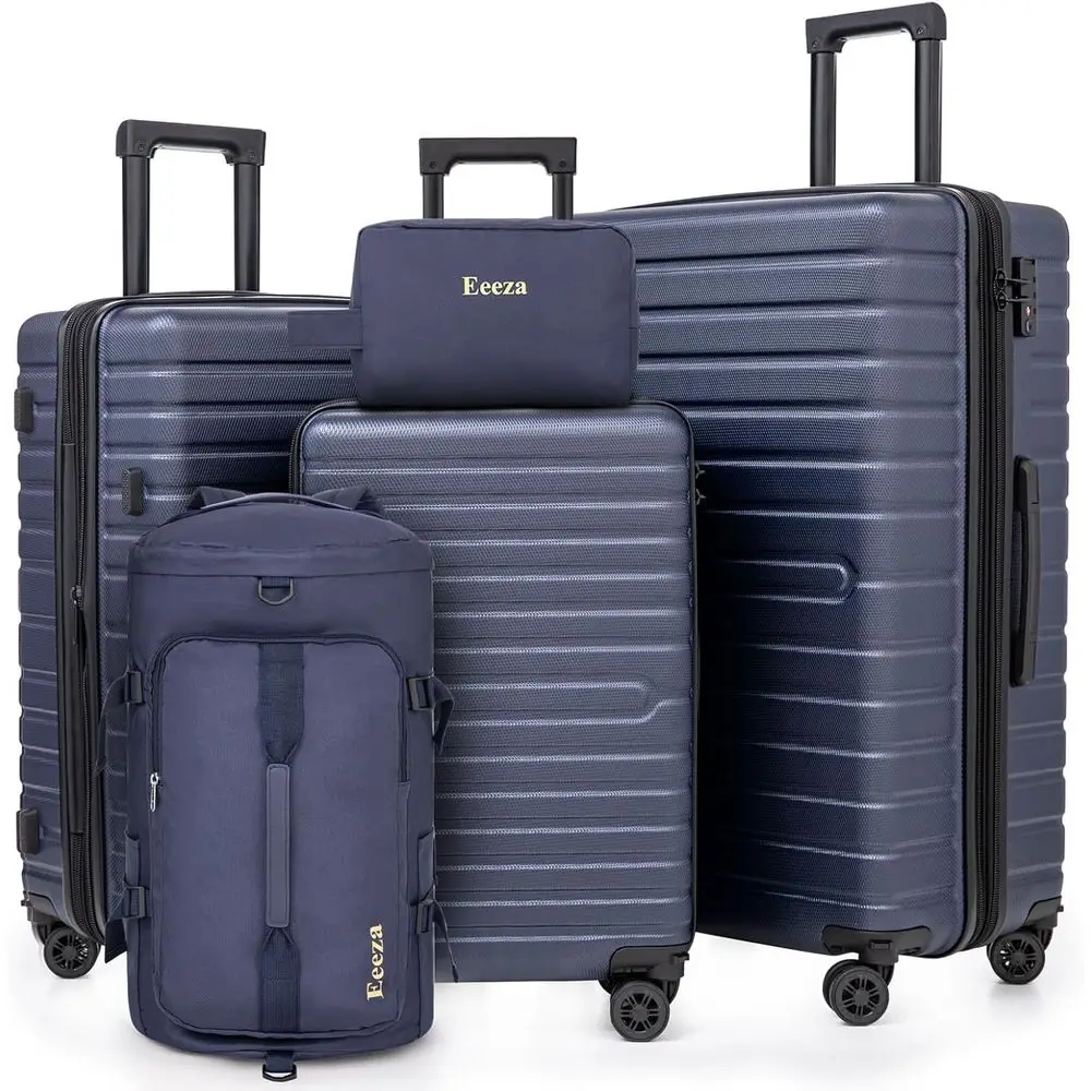 Expandable 5-Piece Luggage Set, 21/25/30 Hard Shell Suitcases with TSA Lock and Spinner Wheels, Light Blue
Expandable 5-Piece Luggage Set, 21/25/30 Hard Shell Suitcases with TSA Lock and Spinner Wheels, Light Blue