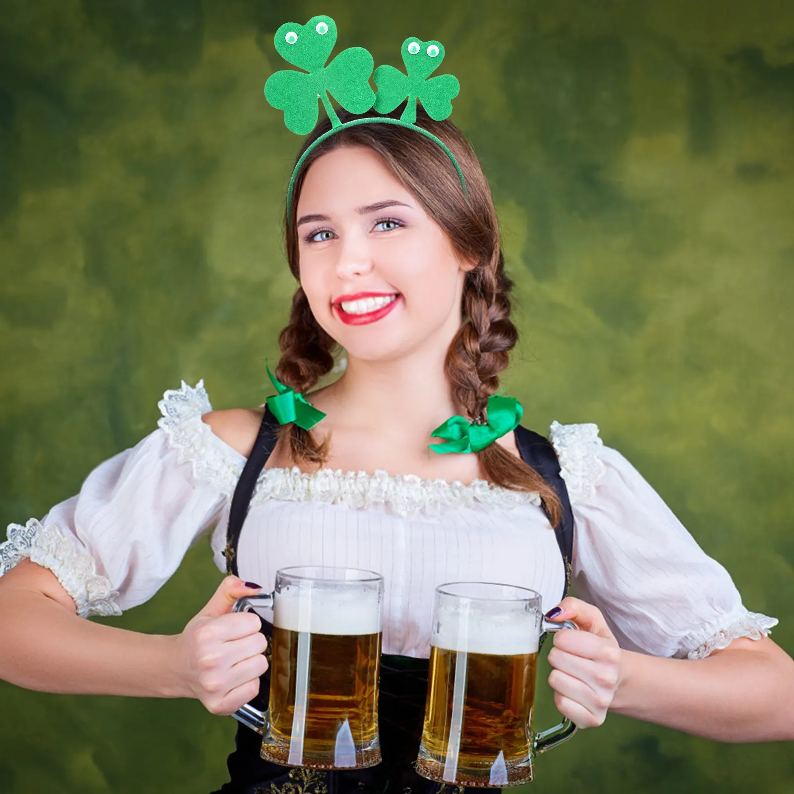 3Pcs St Patrick Shamrock Headband Green Festival Hair Accessory Party Decor Headdress Shamrock Headband
3Pcs St Patrick Shamrock Headband Green Festival Hair Accessory Party Decor Headdress Shamrock Headband