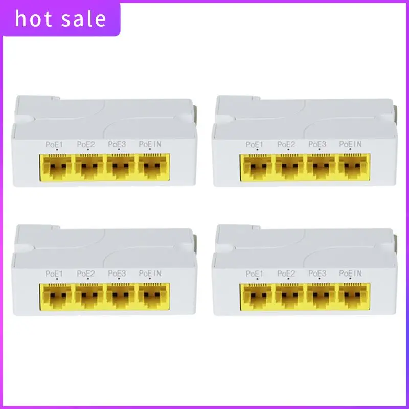 4Pcs 3 Port POE Extender IEEE802.3Af 10/100/1000Mbps 1 To 3 Network Switch Repeater For Poe Switch NVR IP Camera AP Replacement
4Pcs 3 Port POE Extender IEEE802.3Af 10/100/1000Mbps 1 To 3 Network Switch Repeater For Poe Switch NVR IP Camera AP Replacement