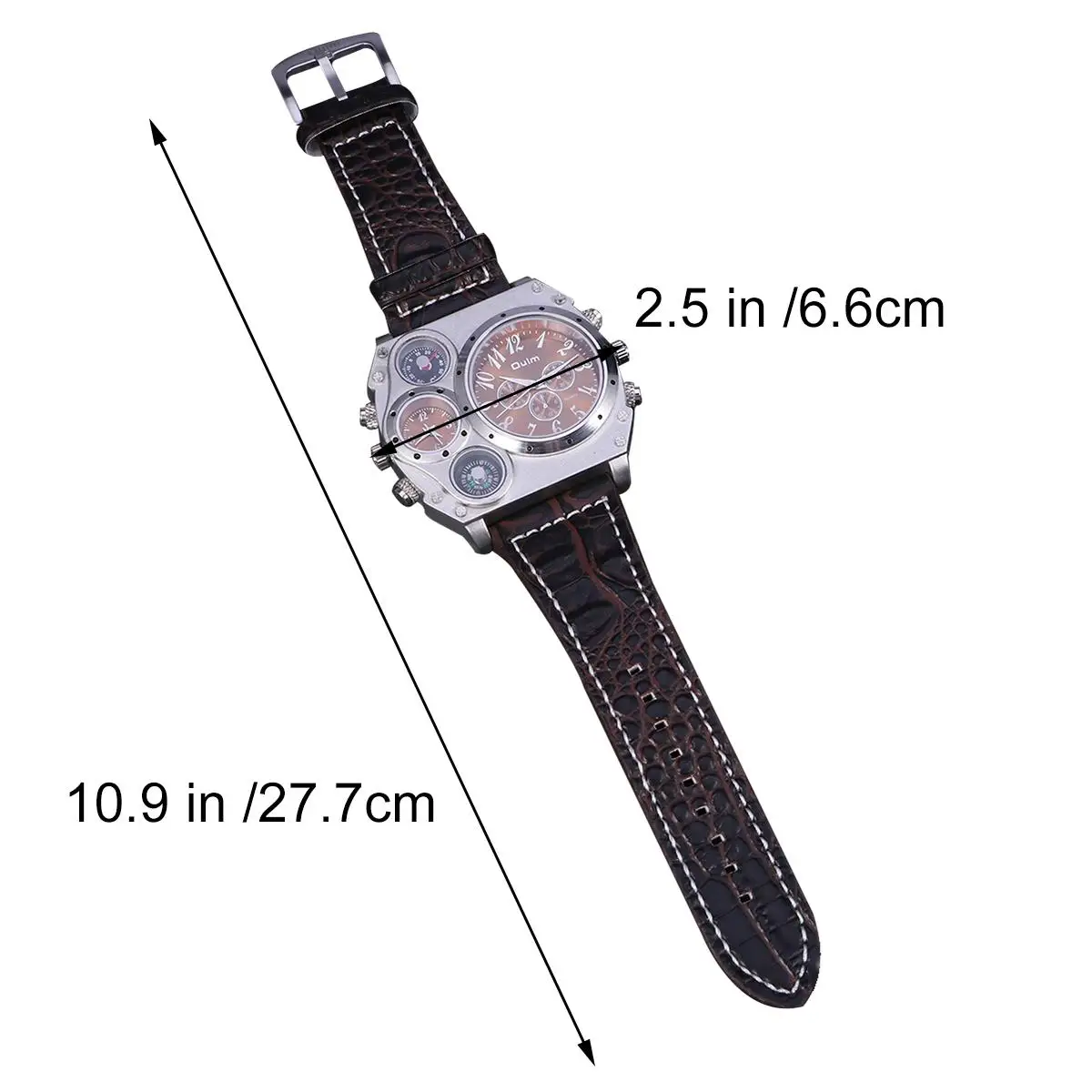 Dual Time Men Watch Waterproof Sports Watches for Movement Large Dial Quartz Wrist
Dual Time Men Watch Waterproof Sports Watches for Movement Large Dial Quartz Wrist