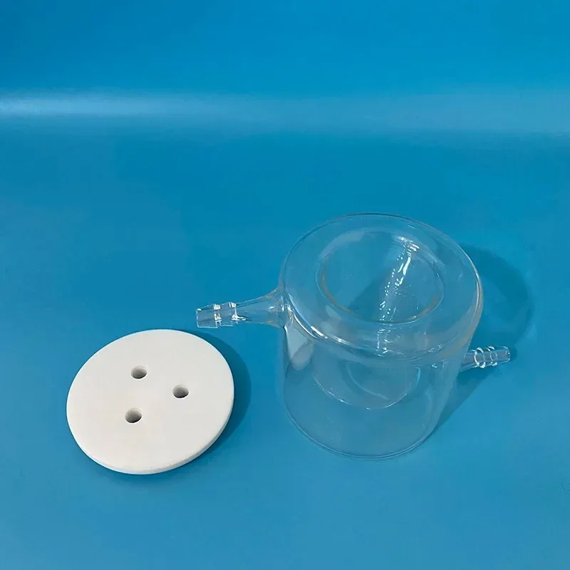 Electrochemical Experiment of C003 Water Bath Controlled Temperature Double layer Five port Sealed Electrolytic Cell
Electrochemical Experiment of C003 Water Bath Controlled Temperature Double layer Five port Sealed Electrolytic Cell