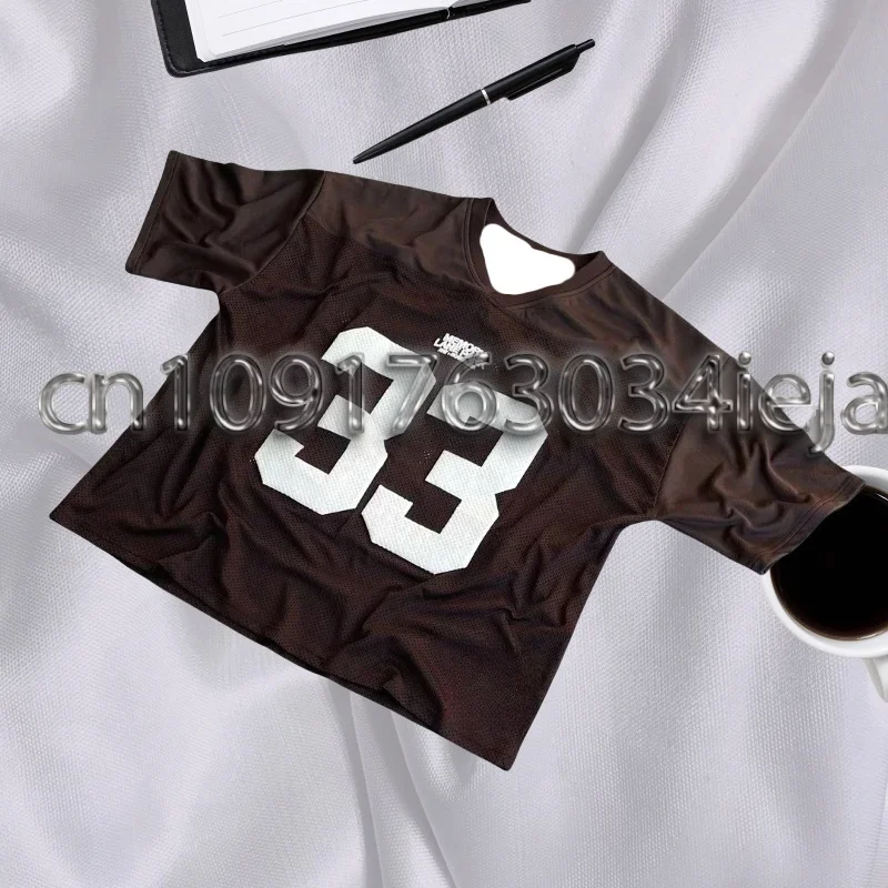 Retro Jersey Quick Dry Breathable Mesh T Shirt Men Women Street College Sports Wear Oversized Unisex Football Training Wear Y2K
Retro Jersey Quick Dry Breathable Mesh T Shirt Men Women Street College Sports Wear Oversized Unisex Football Training Wear Y2K