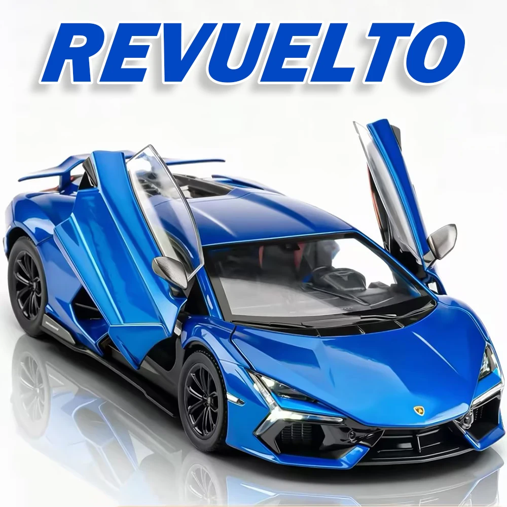 1:24 Revuelto GT Toys Models Sports Cars Alloy Diecast Pull Back Doors Opened Shock Absorption Supercar Collection Souvenirs
1:24 Revuelto GT Toys Models Sports Cars Alloy Diecast Pull Back Doors Opened Shock Absorption Supercar Collection Souvenirs