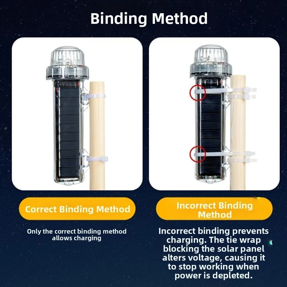 Tricolor Light Solar Ocean Signal Light Waterproof Solar Powered Navigation Signal Light Strobe Flash High Brightness
Tricolor Light Solar Ocean Signal Light Waterproof Solar Powered Navigation Signal Light Strobe Flash High Brightness