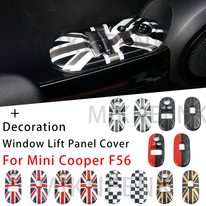 Car Door Window Lifter Switch Control Panel Cover Decal for Mini Cooper S JCW One F56 Car Decoration Auto Accessories
Car Door Window Lifter Switch Control Panel Cover Decal for Mini Cooper S JCW One F56 Car Decoration Auto Accessories