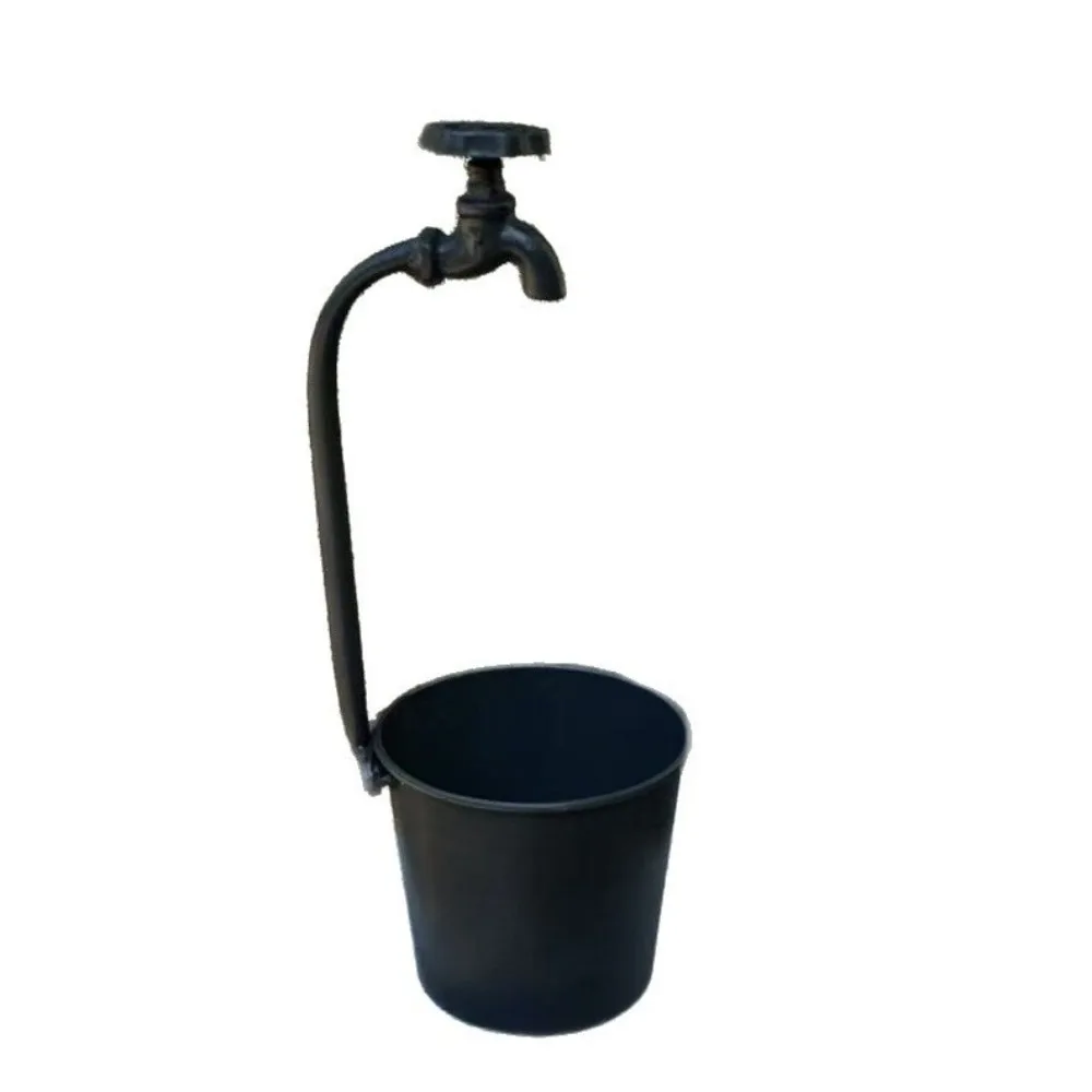 Rustic Metal Faucet Flowerpot Crack Resistant Corrosion-Resistant Garden Flower Pot Artistic Flower Bucket Garden Decorate
Rustic Metal Faucet Flowerpot Crack Resistant Corrosion-Resistant Garden Flower Pot Artistic Flower Bucket Garden Decorate