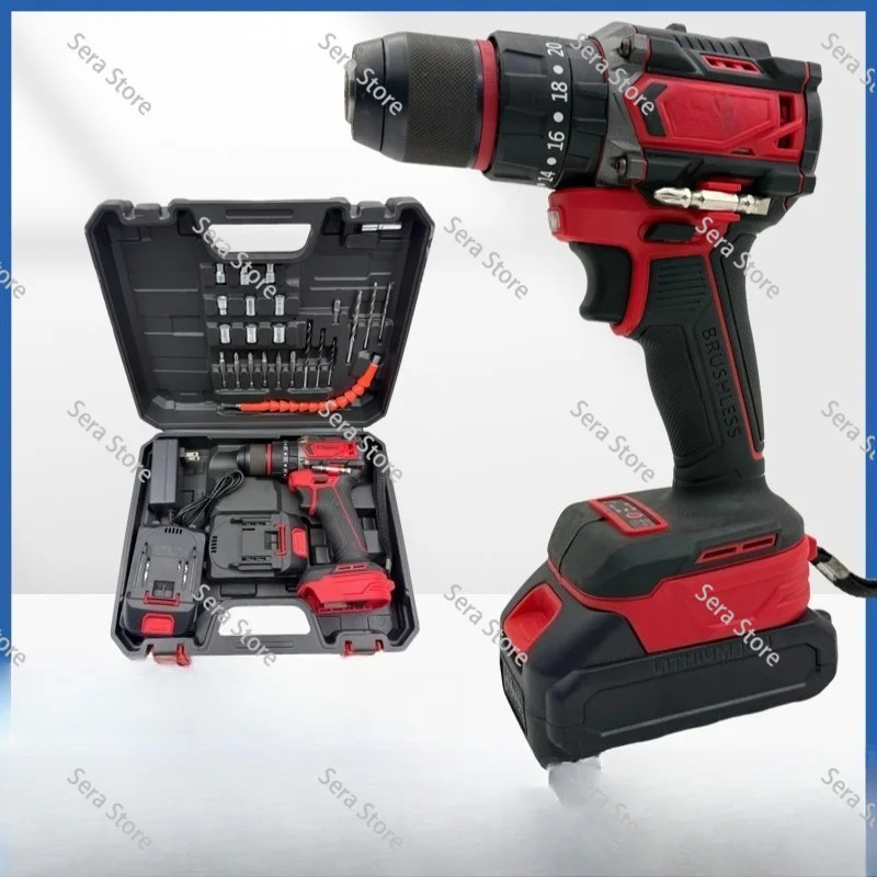21v brushless knock-out drill household impact drill electric screwdriver metal ratchet chuck
21v brushless knock-out drill household impact drill electric screwdriver metal ratchet chuck