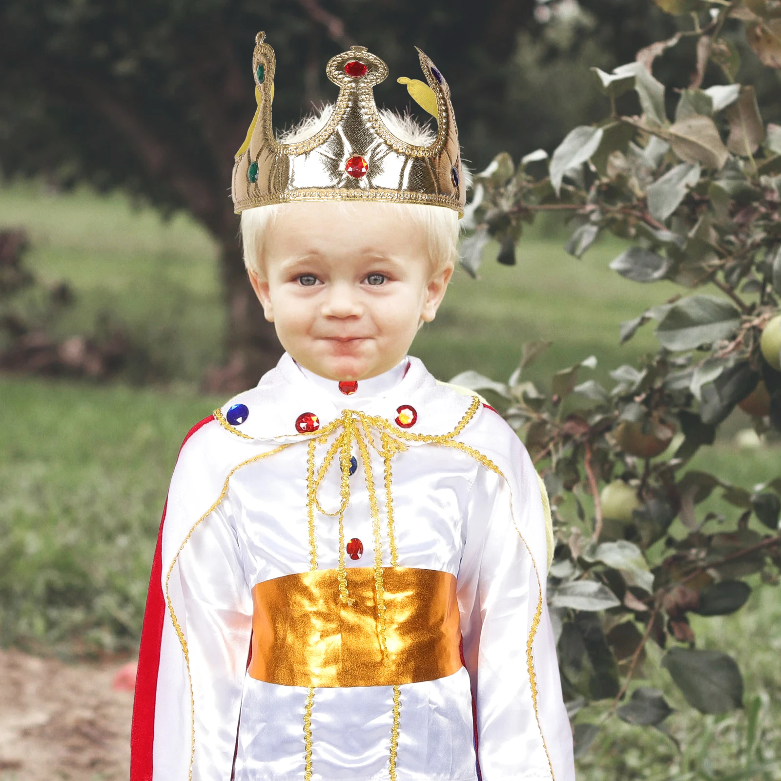 1 set King Role Play Costume Set White Cloak Crown Socks 120cm for Boys Halloween Party Stage cosplay Clothes
1 set King Role Play Costume Set White Cloak Crown Socks 120cm for Boys Halloween Party Stage cosplay Clothes