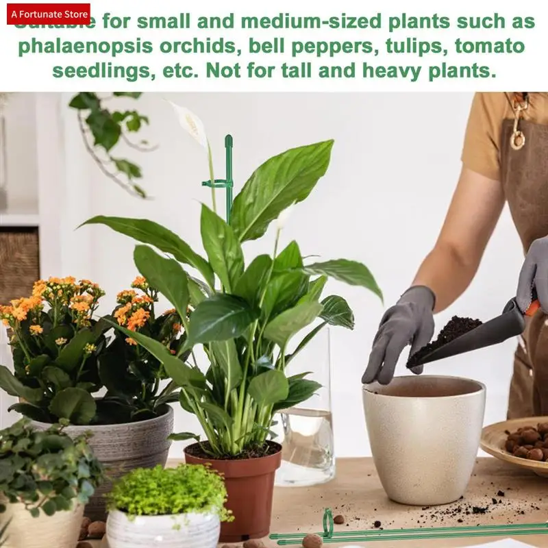 Plant Stakes Sets, Plant Sticks With Connect Pipe For Indoor And Outdoor Plants, Green Adjustable Plant Support Stake Durable
Plant Stakes Sets, Plant Sticks With Connect Pipe For Indoor And Outdoor Plants, Green Adjustable Plant Support Stake Durable