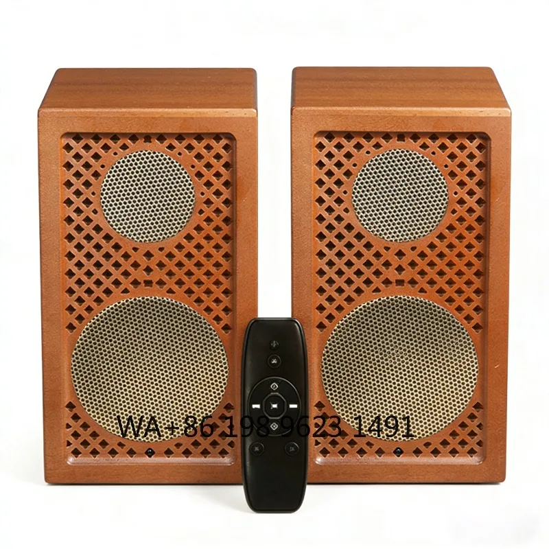 70W Retro Wooden Bookshelf Speaker Wireless Bluetooth High Quality Stereo Home Theater Audio System
70W Retro Wooden Bookshelf Speaker Wireless Bluetooth High Quality Stereo Home Theater Audio System
