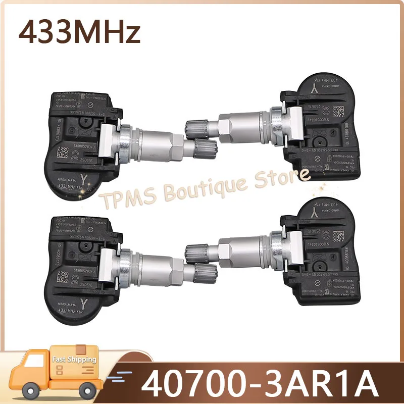 40700-3AR1A 40700-3AR1D TPMS Sensor Tire Pressure Monitor System 4pcs 433MHz For Nissan Leaf 2014-2017 Car Accessories
40700-3AR1A 40700-3AR1D TPMS Sensor Tire Pressure Monitor System 4pcs 433MHz For Nissan Leaf 2014-2017 Car Accessories