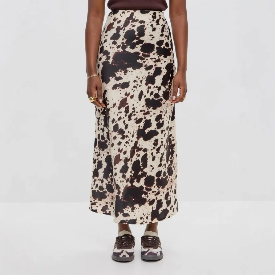 Skirts Women Ankle Length Skirt Print High Waist Zipper Fly Loose Fit Summer 2025 Casual Spliced Slight Strech Basics A Line
Skirts Women Ankle Length Skirt Print High Waist Zipper Fly Loose Fit Summer 2025 Casual Spliced Slight Strech Basics A Line