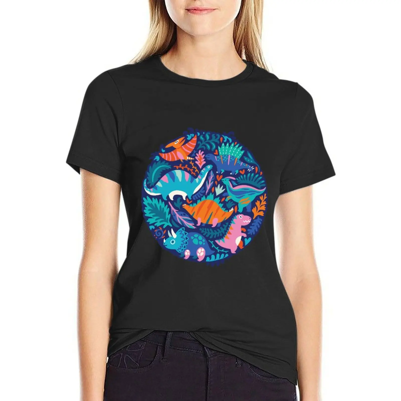 Dino team 1 T-Shirt graphics korean fashion female cute clothes clothes for Women
Dino team 1 T-Shirt graphics korean fashion female cute clothes clothes for Women