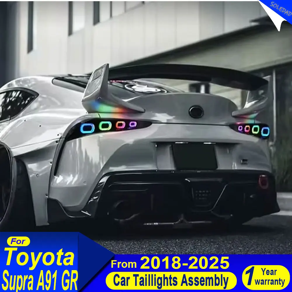 For Toyota Supra Tail Lights 2019 2020 2021 2022 2023 New LED Tail Light Assembly Dynamic Signal Dynamic Signal Plug and play
For Toyota Supra Tail Lights 2019 2020 2021 2022 2023 New LED Tail Light Assembly Dynamic Signal Dynamic Signal Plug and play