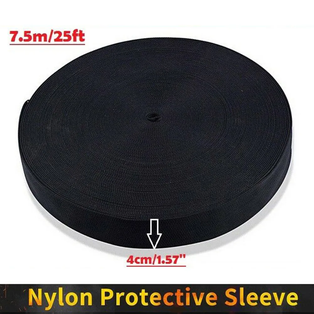 25FT Nylon Protective Sleeve Sheath Cable Cover Welding Tig Torch Hydraulic Hose Wear-resistant Flame-retardant Hose Sheath
25FT Nylon Protective Sleeve Sheath Cable Cover Welding Tig Torch Hydraulic Hose Wear-resistant Flame-retardant Hose Sheath