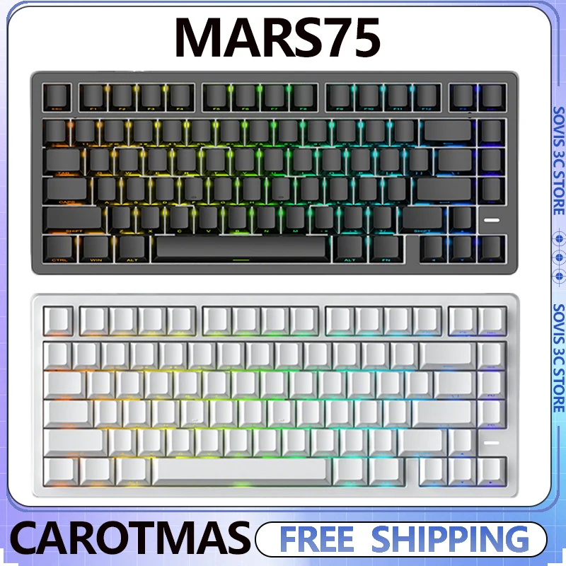 IROK Carotmas MARS75 Hall-Effect Switch Keyboard Wired Magnetic Switch Mechanical Keyboard RT0.001mm 8000Hz PC Gaming Keyboards
IROK Carotmas MARS75 Hall-Effect Switch Keyboard Wired Magnetic Switch Mechanical Keyboard RT0.001mm 8000Hz PC Gaming Keyboards
