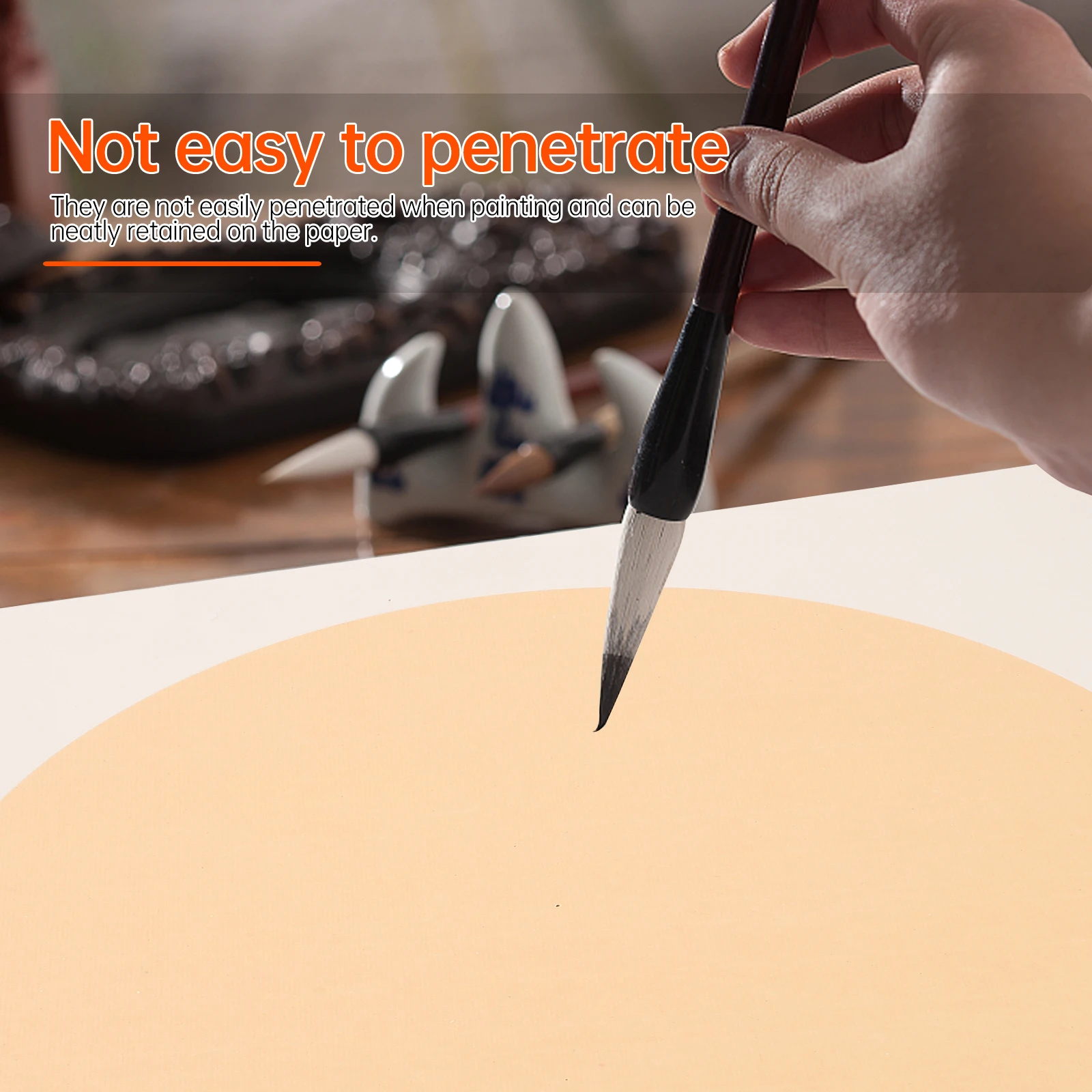 10 Sheets Round Xuan Paper Fan Rice Calligraphy Card Art Painting Practice Sheets Thickened Bamboo Pulp Safe Water Inhibition
10 Sheets Round Xuan Paper Fan Rice Calligraphy Card Art Painting Practice Sheets Thickened Bamboo Pulp Safe Water Inhibition