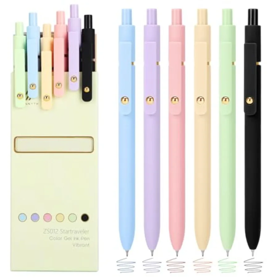 Colored Gel Pens, 0.5mm Fine Point Retractable, Colorful Pens for Journaling, School Supplies, Gifts for Nurse and Teens, Stock
Colored Gel Pens, 0.5mm Fine Point Retractable, Colorful Pens for Journaling, School Supplies, Gifts for Nurse and Teens, Stock