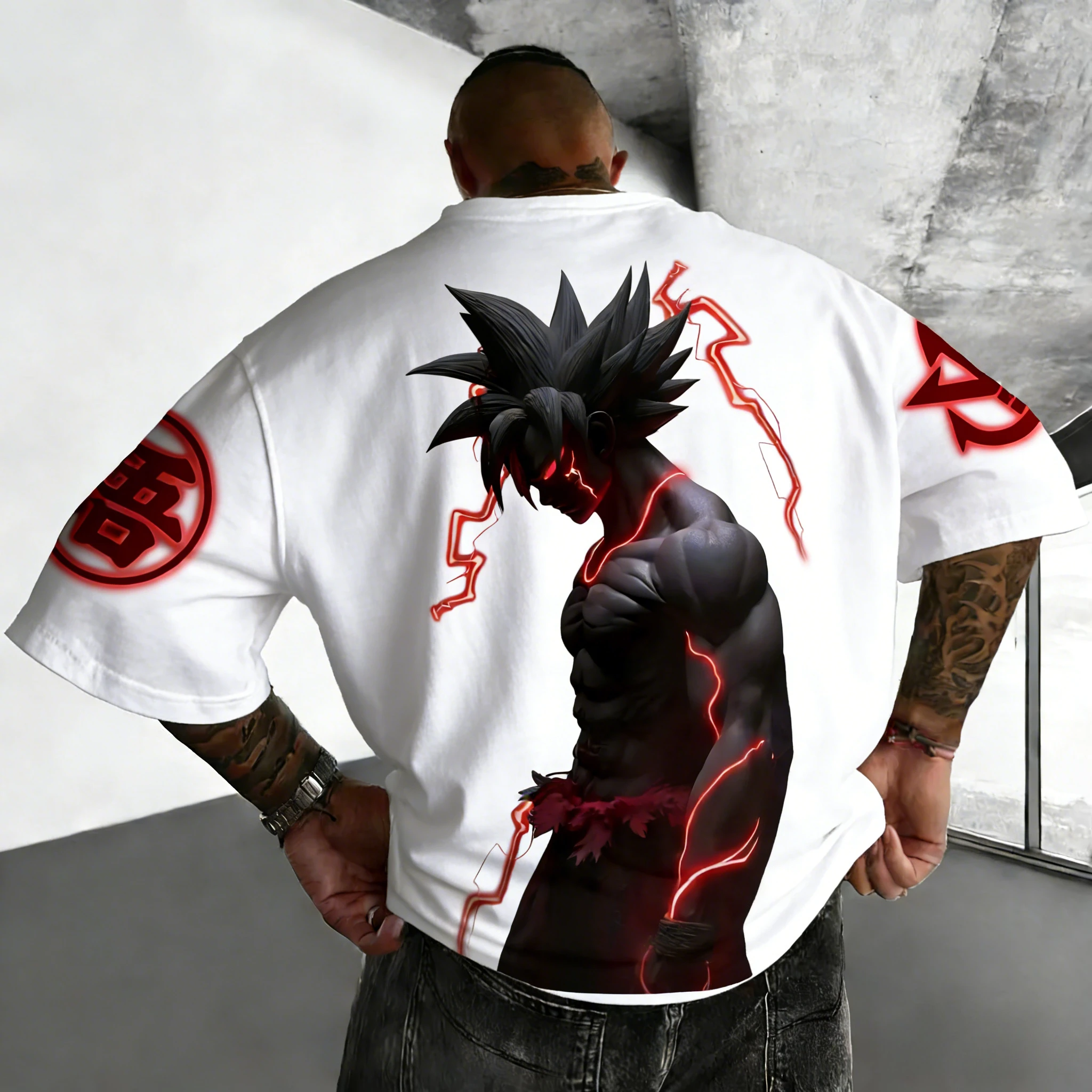 Новые мужские и женские бандаи с короткими рукавами и принтом Dragon Ball Goku Y2K, лето 2026, свободные, дышащие и спортивные хлопковые футболки
Новые мужские и женские бандаи с короткими рукавами и принтом Dragon Ball Goku Y2K, лето 2026, свободные, дышащие и спортивные хлопковые футболки