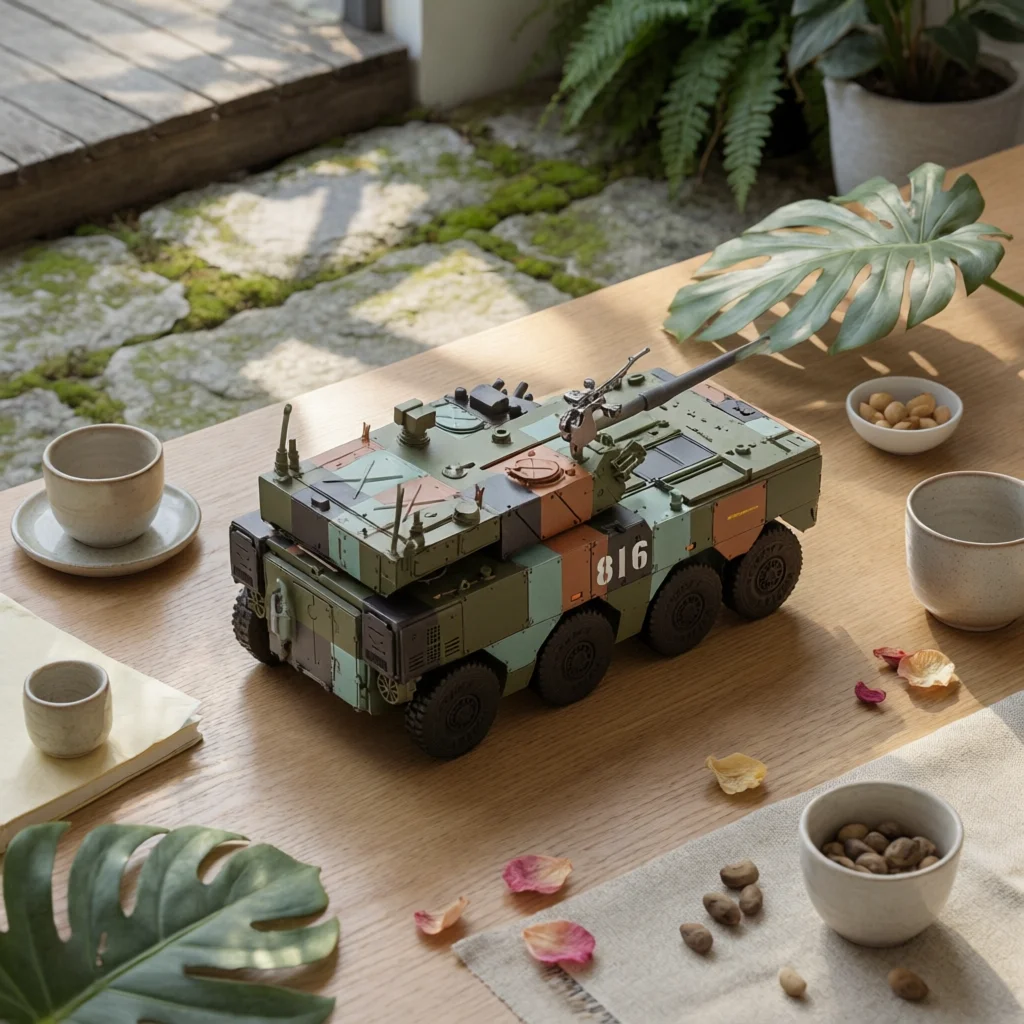 Wheeled Armored Vehicle Model Assault Model Collectible Realistic for Collectors, Desk Display, Shelf Decor
Wheeled Armored Vehicle Model Assault Model Collectible Realistic for Collectors, Desk Display, Shelf Decor