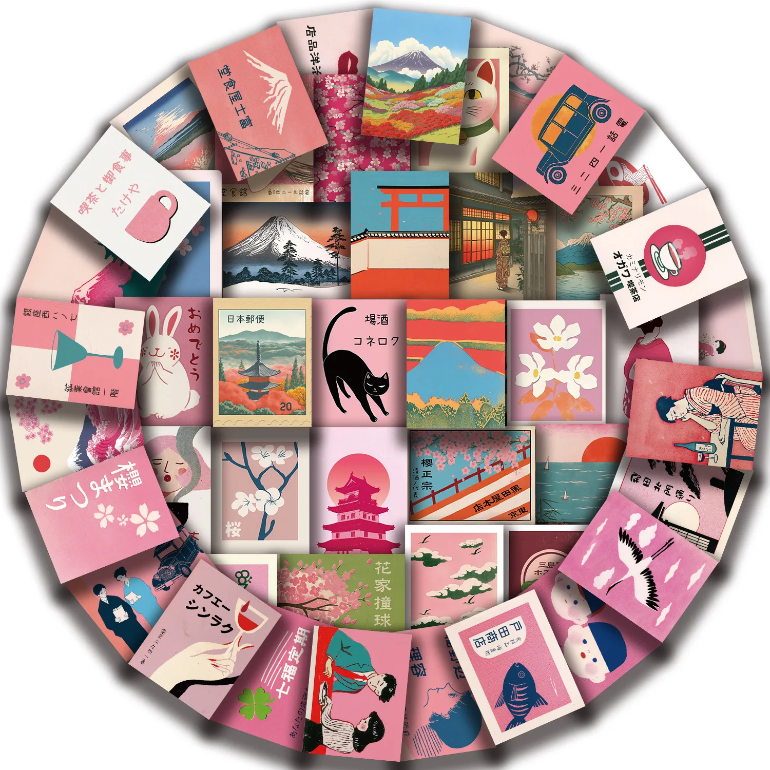 10/30/50pcs Pink Japanese retro aesthetic Stickers For Suitcase Skateboard Laptop Luggage Phone Car Styling DIY Decal Pegatinas
10/30/50pcs Pink Japanese retro aesthetic Stickers For Suitcase Skateboard Laptop Luggage Phone Car Styling DIY Decal Pegatinas