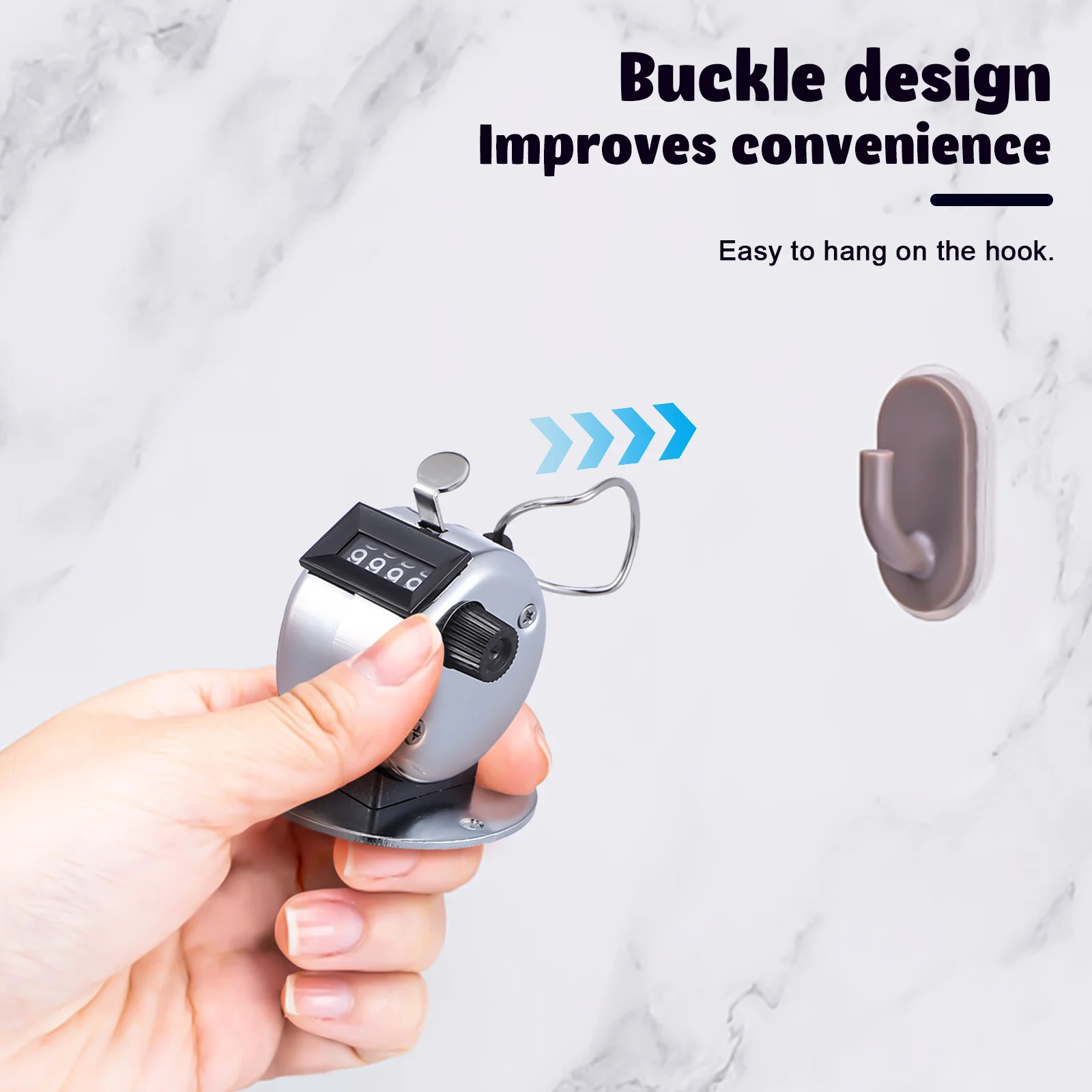 2Pcs Mechanical Counter Metal Manual Clicker Counting Tool Resettable Step Knitting Row Handheld Portable Thickened
2Pcs Mechanical Counter Metal Manual Clicker Counting Tool Resettable Step Knitting Row Handheld Portable Thickened