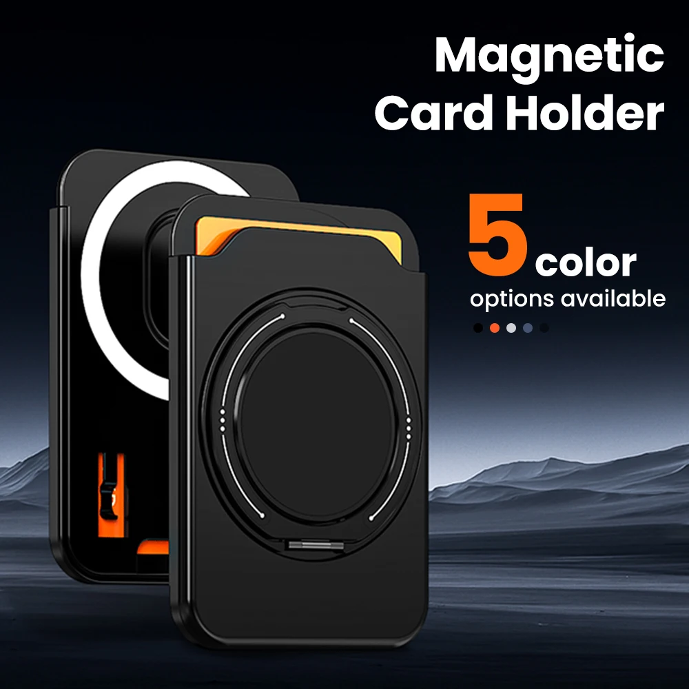 360 Rotating Ring Phone Stand For Magsafe Magnetic Card Holder Wallet Case For iPhone 17 Pro Max 16 15 For Samsung S25 S26 Ultra
360 Rotating Ring Phone Stand For Magsafe Magnetic Card Holder Wallet Case For iPhone 17 Pro Max 16 15 For Samsung S25 S26 Ultra