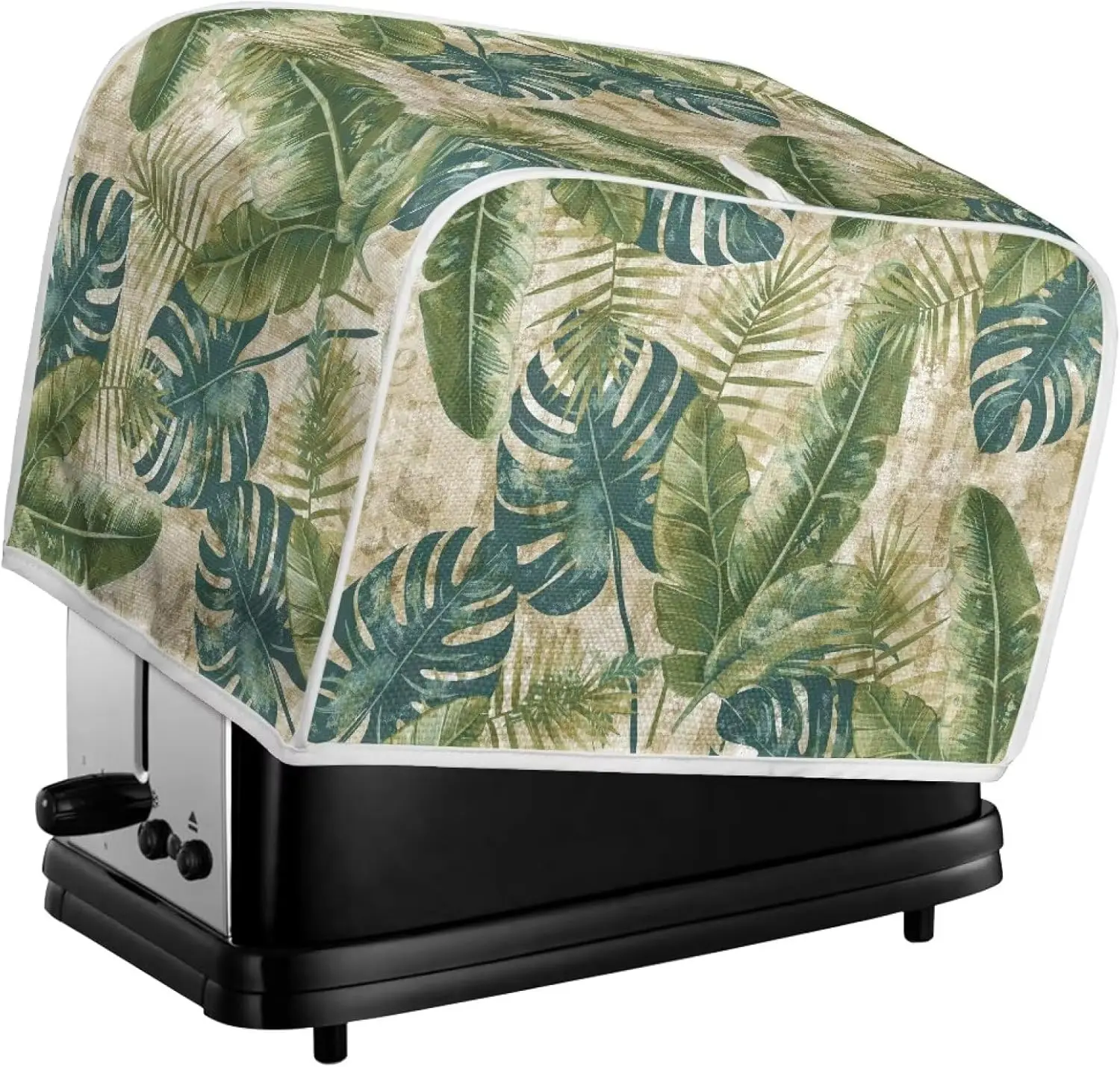 Toaster Cover,Leaf Print Microwave Oven Grill Cover Kitchen Appliance with Top Handle
Toaster Cover,Leaf Print Microwave Oven Grill Cover Kitchen Appliance with Top Handle