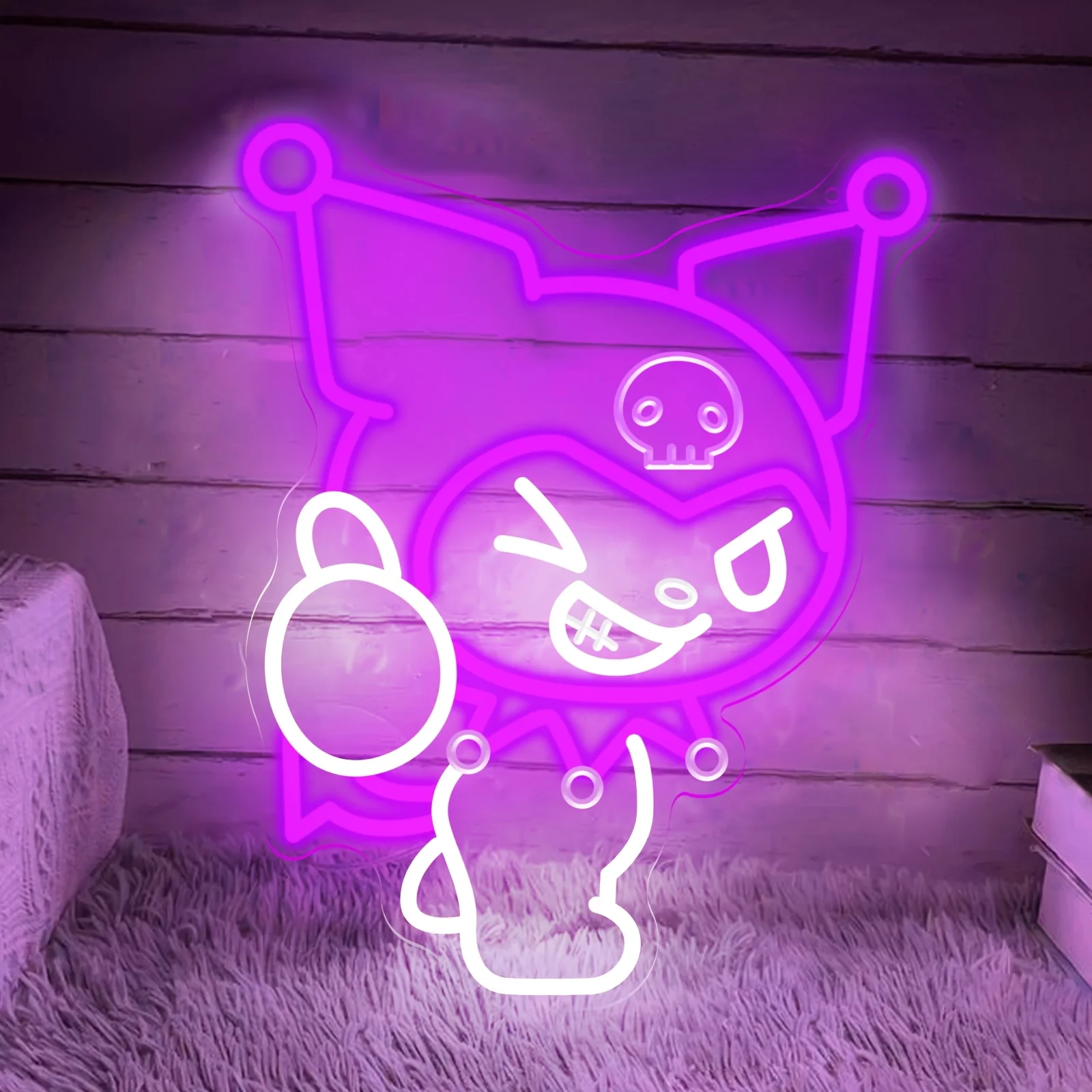 Неоновая вывеска Куроми с питанием от USB, с регулируемой яркостью, ночник Sanrio, подарок для друзей и девушек, для спальни, вечеринок, декора стен, клубов, фонового оформления
Неоновая вывеска Куроми с питанием от USB, с регулируемой яркостью, ночник Sanrio, подарок для друзей и девушек, для спальни, вечеринок, декора стен, клубов, фонового оформления