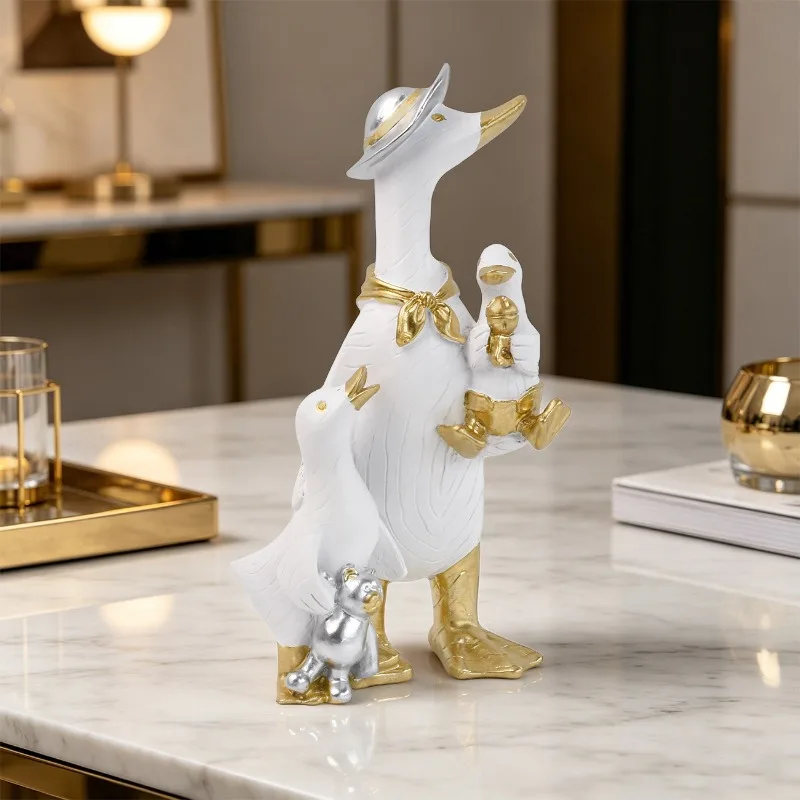 Simulated Creative Couple Duck Family Resin Crafts Statues Home Living Room Desktop Decorations Sculpture Ornaments Home Decor
Simulated Creative Couple Duck Family Resin Crafts Statues Home Living Room Desktop Decorations Sculpture Ornaments Home Decor