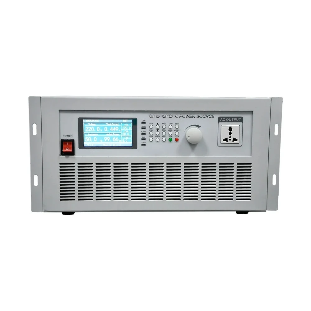 AC Power Source PA9520 0-300V 0-2KW 0-400HZ RS232 RS485 Single Phase Programmable Variable Frequency Switching Power Supply
AC Power Source PA9520 0-300V 0-2KW 0-400HZ RS232 RS485 Single Phase Programmable Variable Frequency Switching Power Supply
