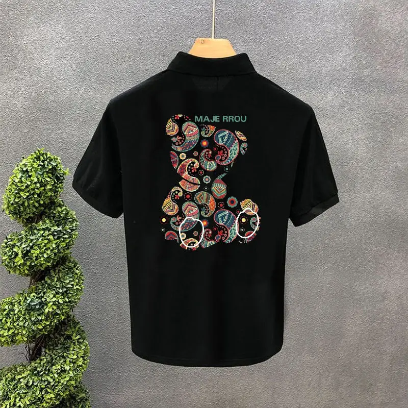 Male Polo Shirts Plain Black Print Mens with Collar T-shirt Short Quarter Sleeve Vintage Cheap Tops Aesthetic New & Tees Top Hot
Male Polo Shirts Plain Black Print Mens with Collar T-shirt Short Quarter Sleeve Vintage Cheap Tops Aesthetic New & Tees Top Hot