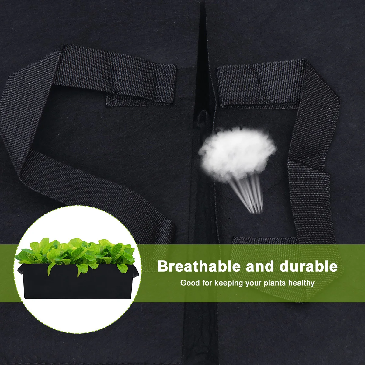 2pcs Planting High-Quality Felt Grow Bag For Indoor Outdoor Use Garden Planting Pouch Vegetable Herb Cultivation Bag
2pcs Planting High-Quality Felt Grow Bag For Indoor Outdoor Use Garden Planting Pouch Vegetable Herb Cultivation Bag
