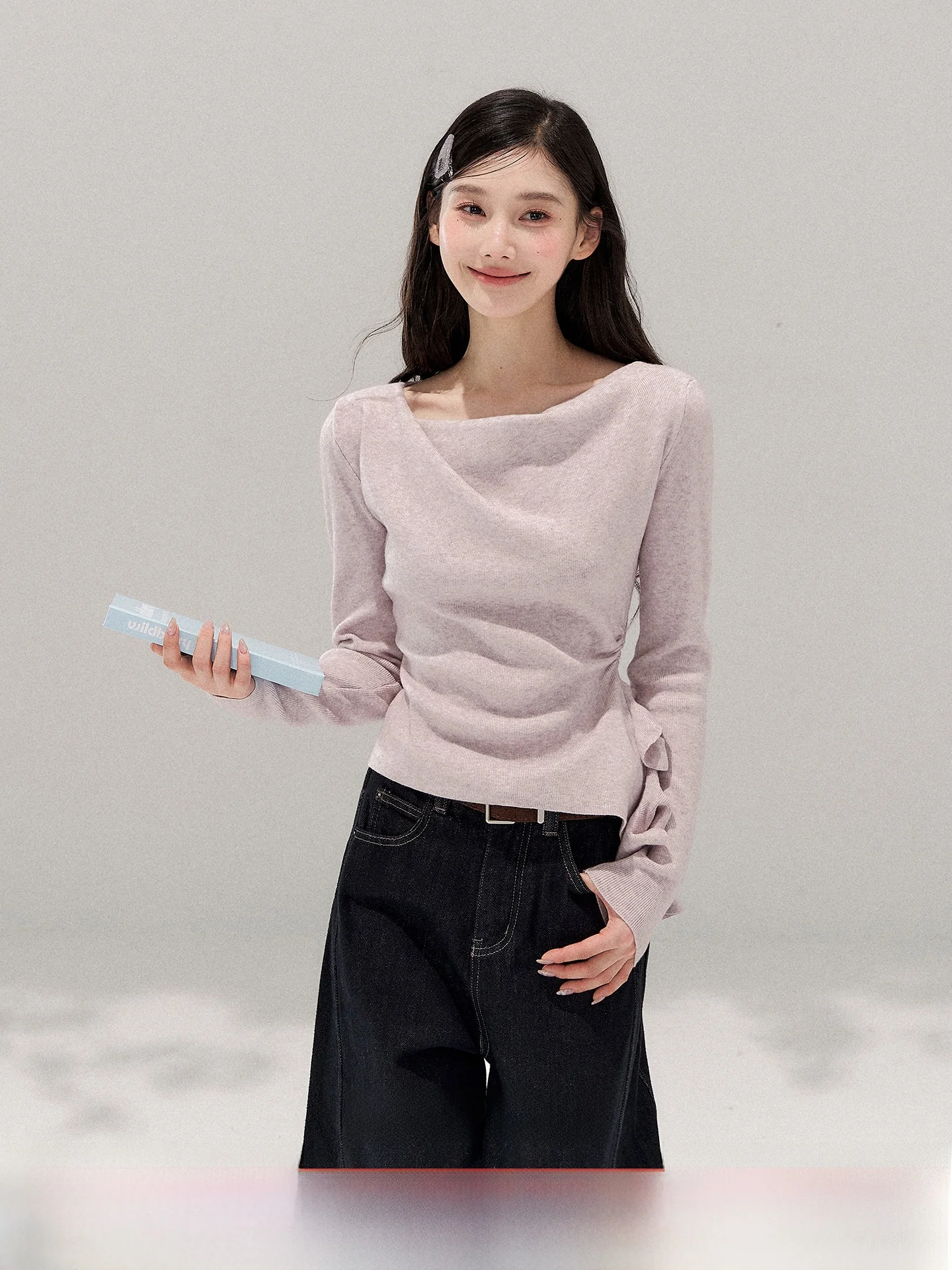 Sweet Sle Long Sve Irregular Wildberry Pink T-irt Women's Slim Fit Top for Autumn Winter Season Creative Pattern
Sweet Sle Long Sve Irregular Wildberry Pink T-irt Women's Slim Fit Top for Autumn Winter Season Creative Pattern