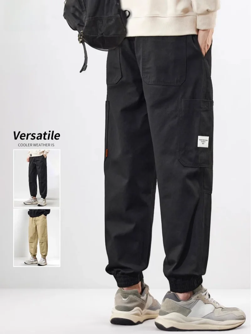 2025 New Sle Men's Casual Bla Work Pants Loose Fit Autumn Winter Loose Cuffed Trousers Faionable American Brand
2025 New Sle Men's Casual Bla Work Pants Loose Fit Autumn Winter Loose Cuffed Trousers Faionable American Brand