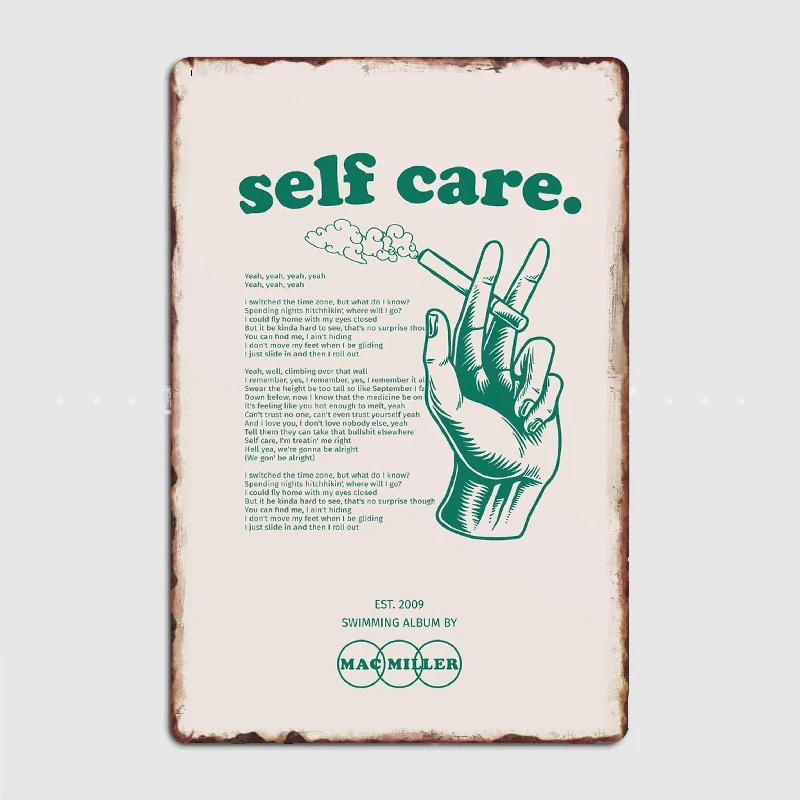 Mac Self Care Smoke Poster Metal Sign Club Home Garage Club Create Decoration Tin Sign Poster Room Wall Decor wall
Mac Self Care Smoke Poster Metal Sign Club Home Garage Club Create Decoration Tin Sign Poster Room Wall Decor wall