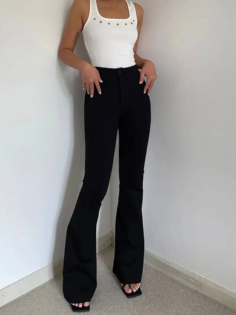 WOMENGAGA Модные женские эластичные летние брюки с высокой талией и микро-клешем, свободные брюки-клеш в модном корейском стиле SWR4
WOMENGAGA Модные женские эластичные летние брюки с высокой талией и микро-клешем, свободные брюки-клеш в модном корейском стиле SWR4