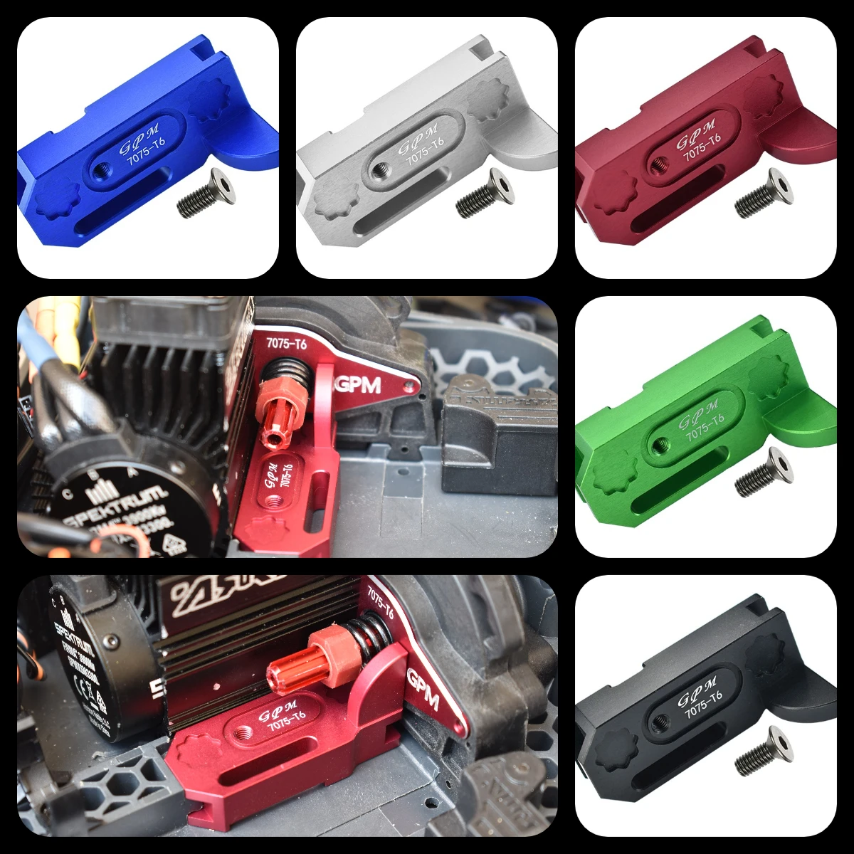GPM Aluminum 7075 Center Gearbox Support For ARRMA Granite Vorteks Kraton Typhon
GPM Aluminum 7075 Center Gearbox Support For ARRMA Granite Vorteks Kraton Typhon