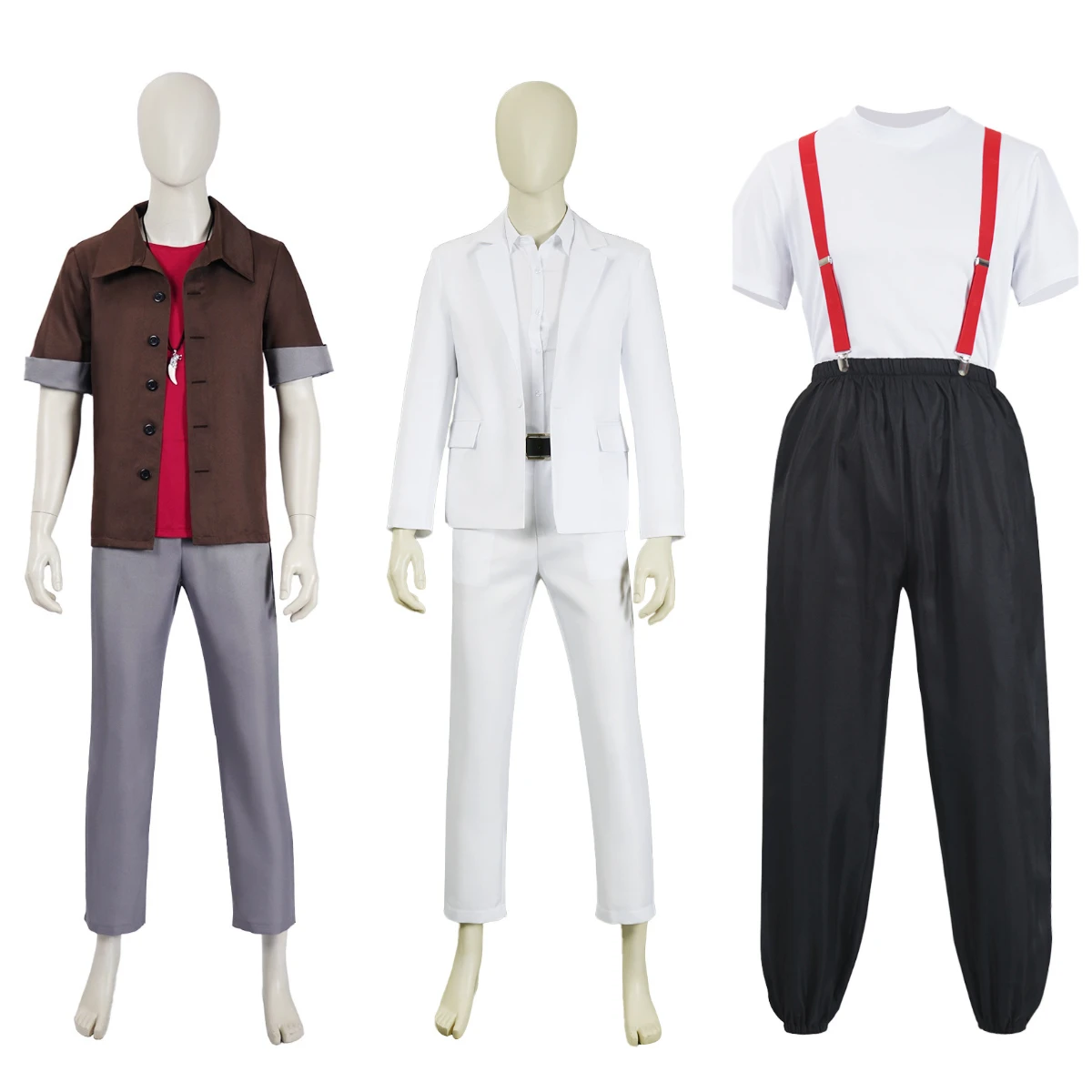 Cartoon Movie The Bad Cos Guys Cosplay Costume Suspender Mr. Wolf Snake Mr. Shark Piranha Suits for Men Halloween Party Costumes
Cartoon Movie The Bad Cos Guys Cosplay Costume Suspender Mr. Wolf Snake Mr. Shark Piranha Suits for Men Halloween Party Costumes