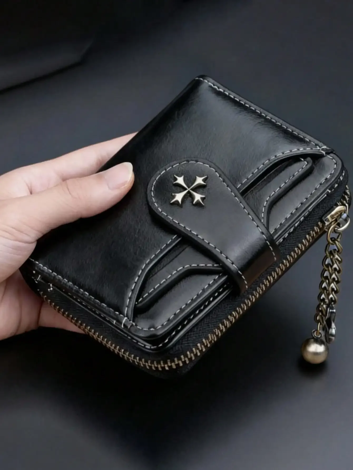1pc Women Wallet And PU Bag Female Short Hasp Small Coin Card Holder Portable Cash For Male For Men White-Collar Workers College
1pc Women Wallet And PU Bag Female Short Hasp Small Coin Card Holder Portable Cash For Male For Men White-Collar Workers College