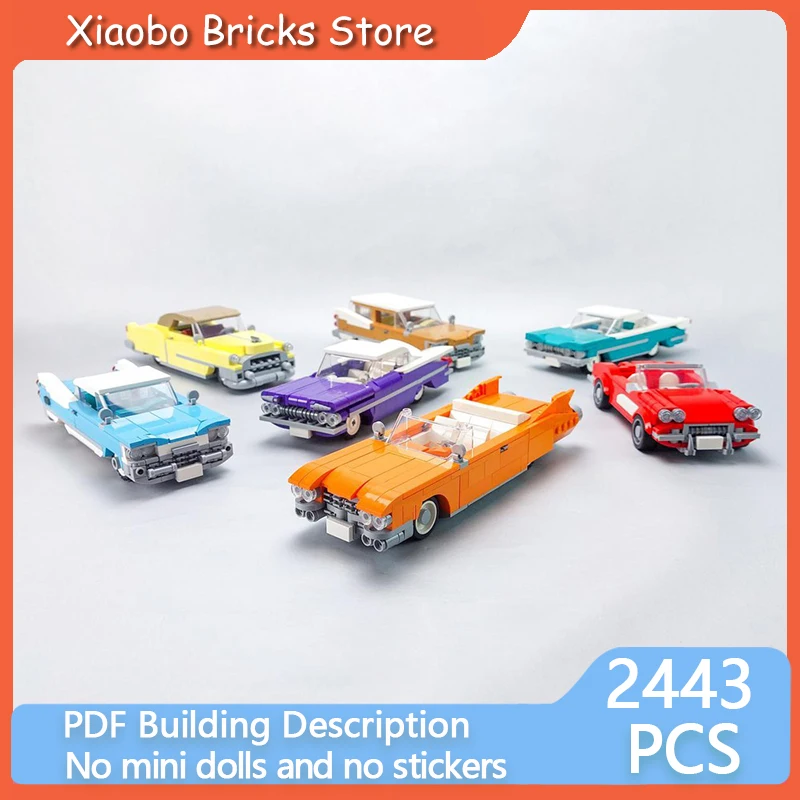 City Car Speed Champion Model MOC Building Bricks 50s Classic Car Modular Technology Gifts Holiday Assemble Children Toys Suit
City Car Speed Champion Model MOC Building Bricks 50s Classic Car Modular Technology Gifts Holiday Assemble Children Toys Suit