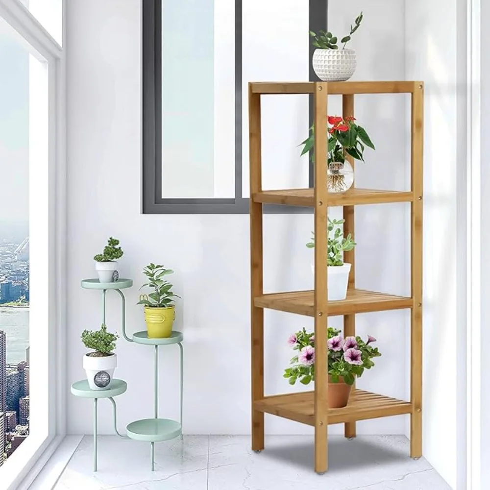 Bamboo Bathroom Shel Square 4-Tier Storage Shelves ree Standing Rack Multiunctional Shelving Unit or Bedroom Kitchen Living Room
Bamboo Bathroom Shel Square 4-Tier Storage Shelves ree Standing Rack Multiunctional Shelving Unit or Bedroom Kitchen Living Room