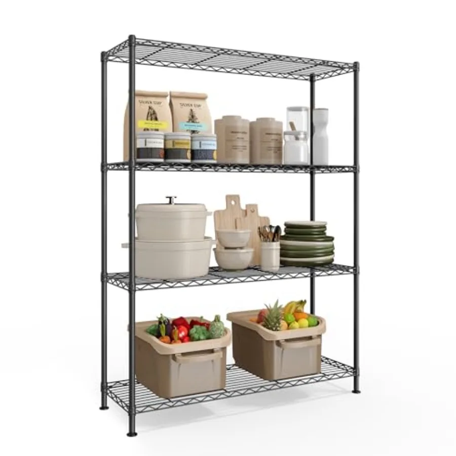 Storage Shelf Metal Wire Shelving Unit Adjustable Shelves for Garage Bedroom Living Room Kitchen Pantry 4 Tier 11.8 x 35.4 x 47
Storage Shelf Metal Wire Shelving Unit Adjustable Shelves for Garage Bedroom Living Room Kitchen Pantry 4 Tier 11.8 x 35.4 x 47