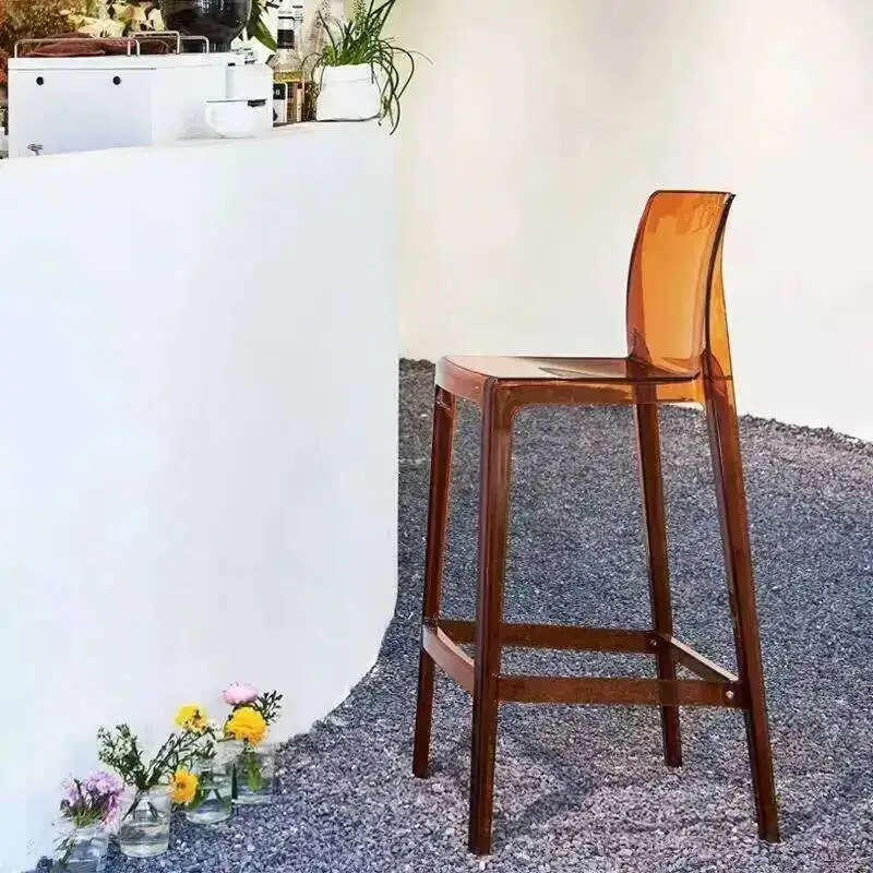 Bar Stool Transparent Acrylic Home Backrest Luxury Island High Dining Stool Cafe Bar Stool Bars Front Desk Highs Stools
Bar Stool Transparent Acrylic Home Backrest Luxury Island High Dining Stool Cafe Bar Stool Bars Front Desk Highs Stools