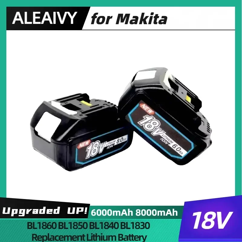 For Makita 100% Original Rechargeable Power Tool Battery 6.0Ah 18V BL1830 BL1850 BL1840 BL1860 BL1815 Replaceable Lithium-ion
For Makita 100% Original Rechargeable Power Tool Battery 6.0Ah 18V BL1830 BL1850 BL1840 BL1860 BL1815 Replaceable Lithium-ion