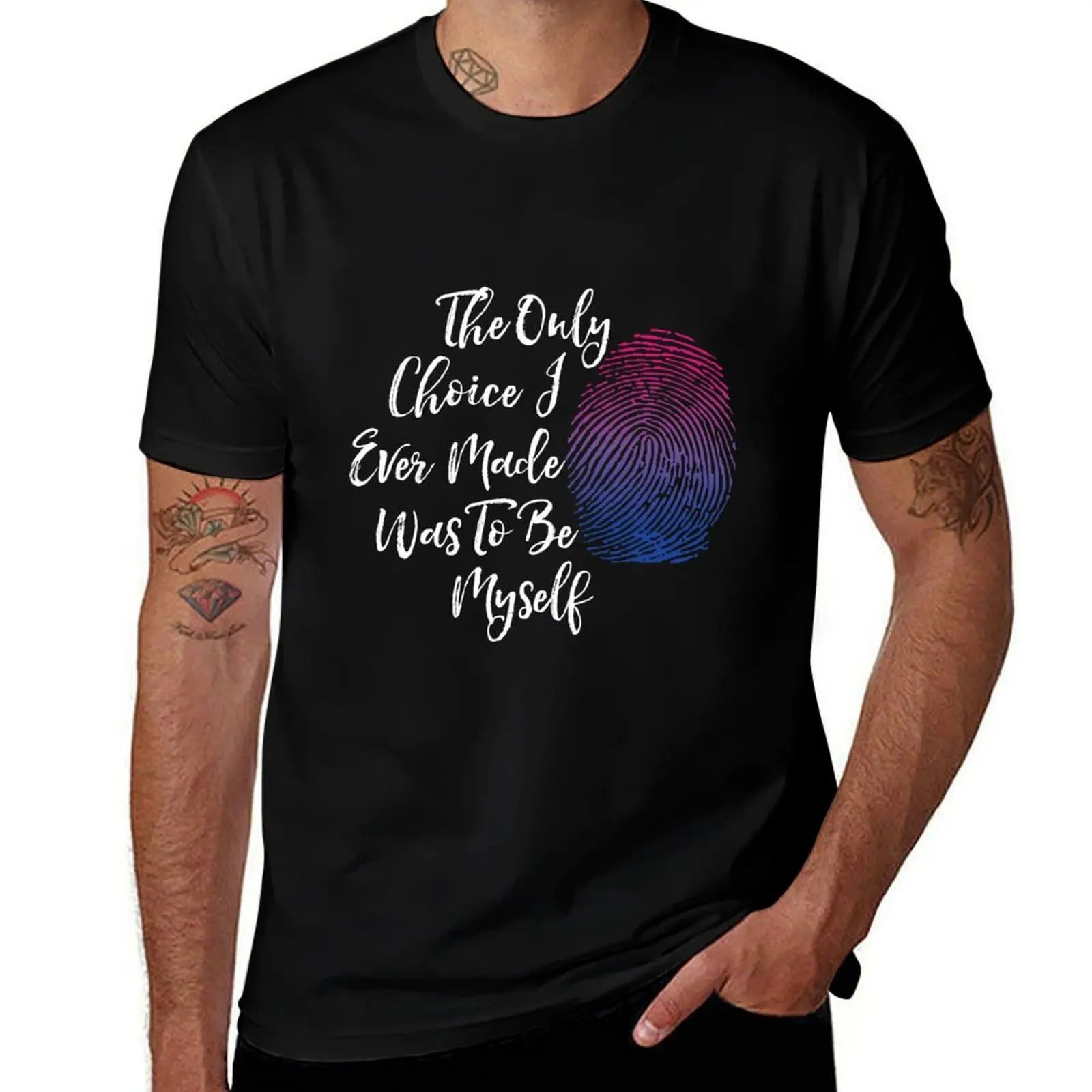 Be Myself - Bisexual Pride Gifts T-Shirt t shirts for man cotton funny t shirts for man cotton man t shirt summer T-shirt
Be Myself - Bisexual Pride Gifts T-Shirt t shirts for man cotton funny t shirts for man cotton man t shirt summer T-shirt