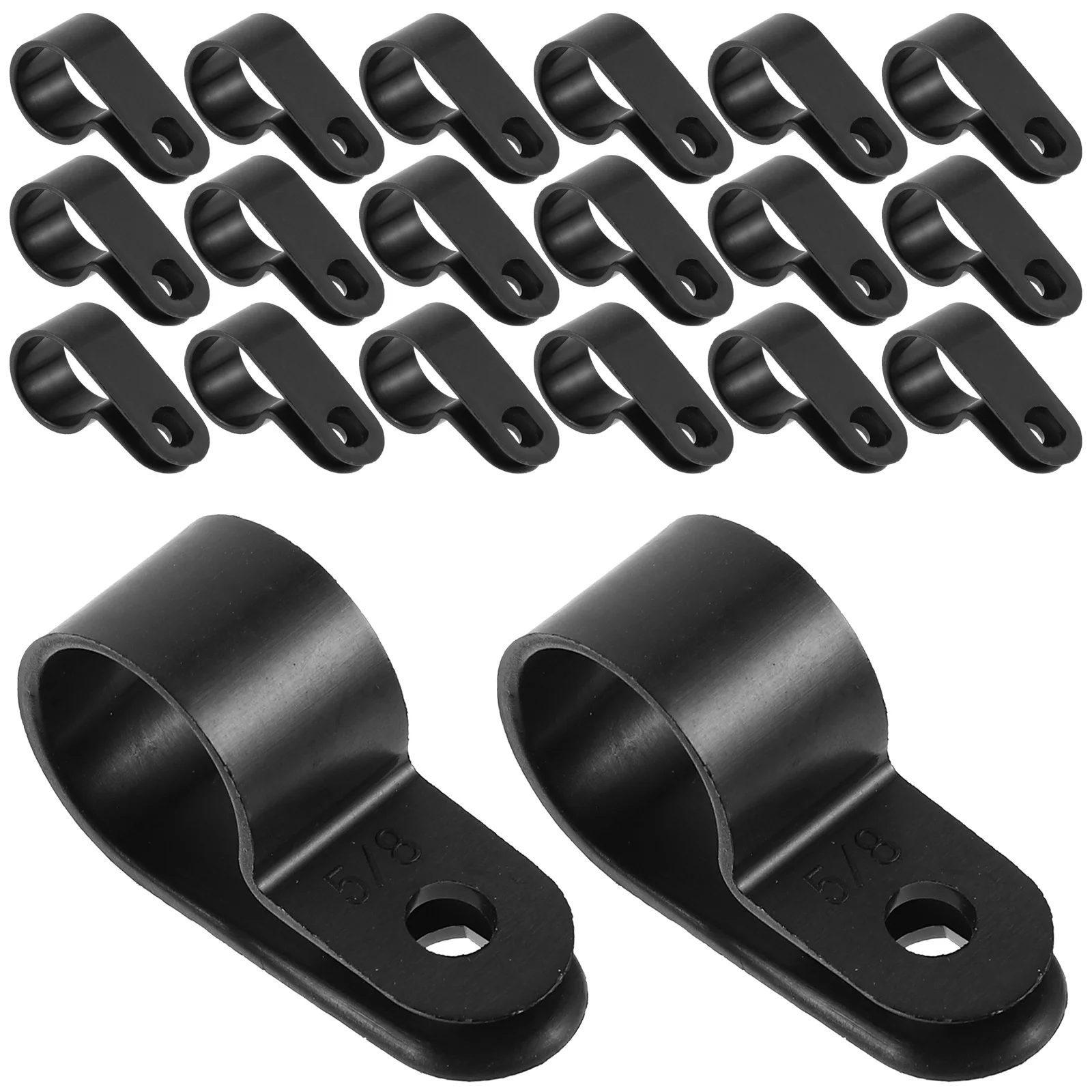 50pcs Clamp Organizer Black 4 15 8mm Sturdy PVC Wire Management Clips Sorter Wall Ethernet Cable Clips Mount Holder
50pcs Clamp Organizer Black 4 15 8mm Sturdy PVC Wire Management Clips Sorter Wall Ethernet Cable Clips Mount Holder