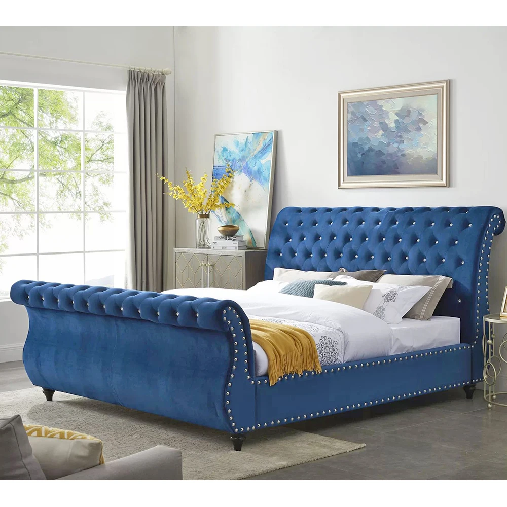 # Factory Direct Sell Custom Beds Turkish Modern Luxury Sleigh Beds Lit Queen Size Bed Frame
# Factory Direct Sell Custom Beds Turkish Modern Luxury Sleigh Beds Lit Queen Size Bed Frame
