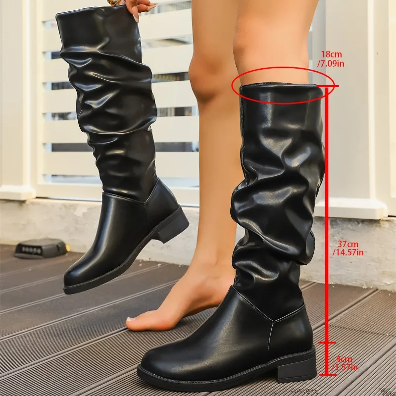 2025 Autumn Mid-Calf Boots Women Flat Shoes High Heels Women Knee High Boots Long Western Cowboy Boots Women Footwear Large Size
2025 Autumn Mid-Calf Boots Women Flat Shoes High Heels Women Knee High Boots Long Western Cowboy Boots Women Footwear Large Size