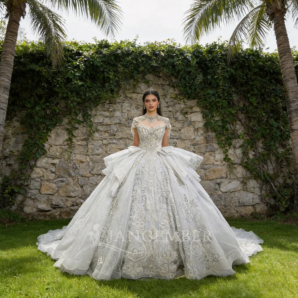 Customized Fashionable Strapless Bridal Dress For Women Ball Gown With Cape Beaded Lace Up vestidos novias boda Custom Made
Customized Fashionable Strapless Bridal Dress For Women Ball Gown With Cape Beaded Lace Up vestidos novias boda Custom Made